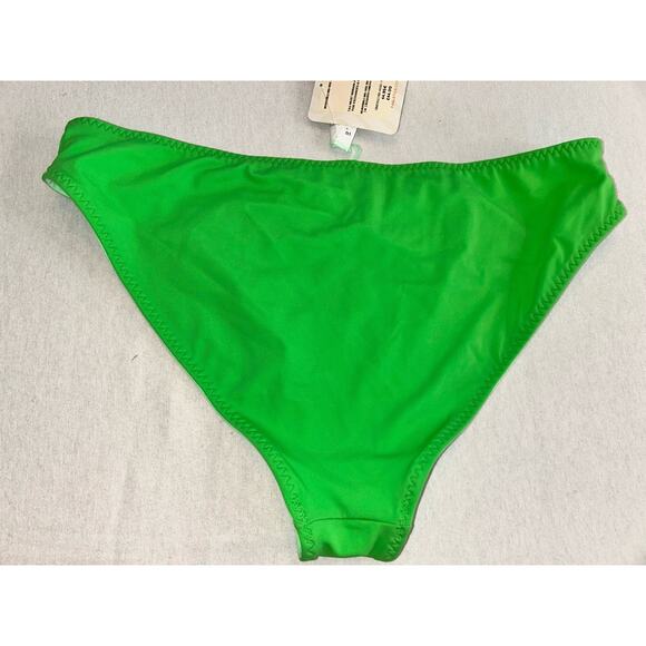 Fabletics Women’s Green Medium Mid Rise Cosmo Reversible Swim Botton New - Picture 5 of 7